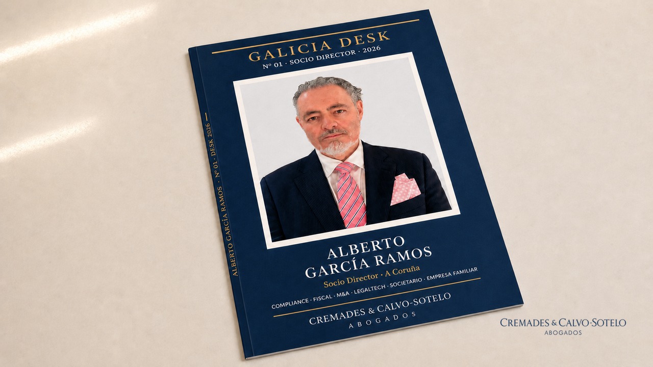 Alberto García Ramos, Socio Director y abogado fiscalista en A Coruña