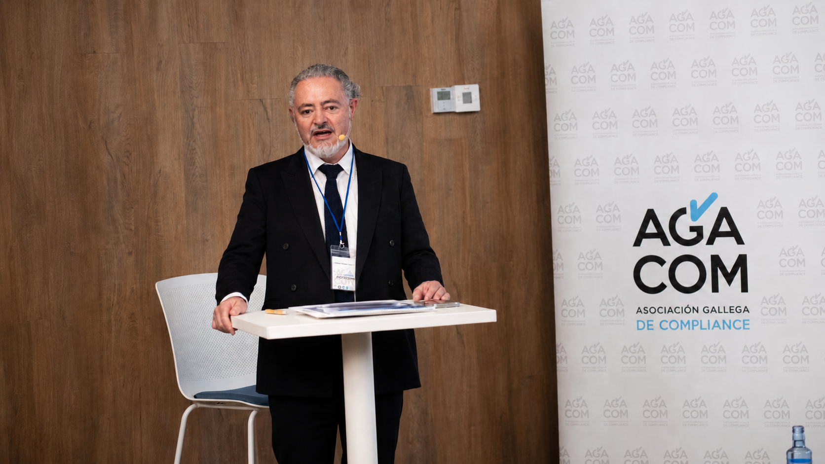 Alberto García Ramos en el Congreso Gallego de Compliance organizado por AGACOM en A Coruña